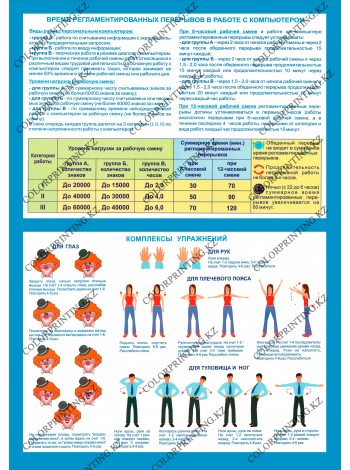 Компьютер и безопасность комплект из 2 плакатов