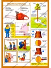 Безопасность работ на лесосеке комплект из 3 плакатов
